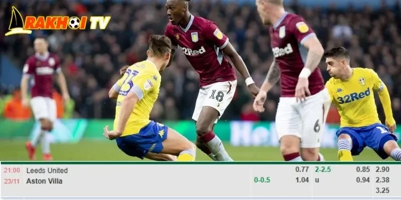 Dự đoán kèo cá cược đầy đủ nhất khi soi kèo Leeds Vs Aston Villa